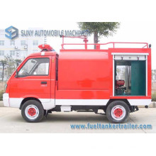 Foton Mini 4X2 1cbm tanque de agua camión de lucha contra incendios